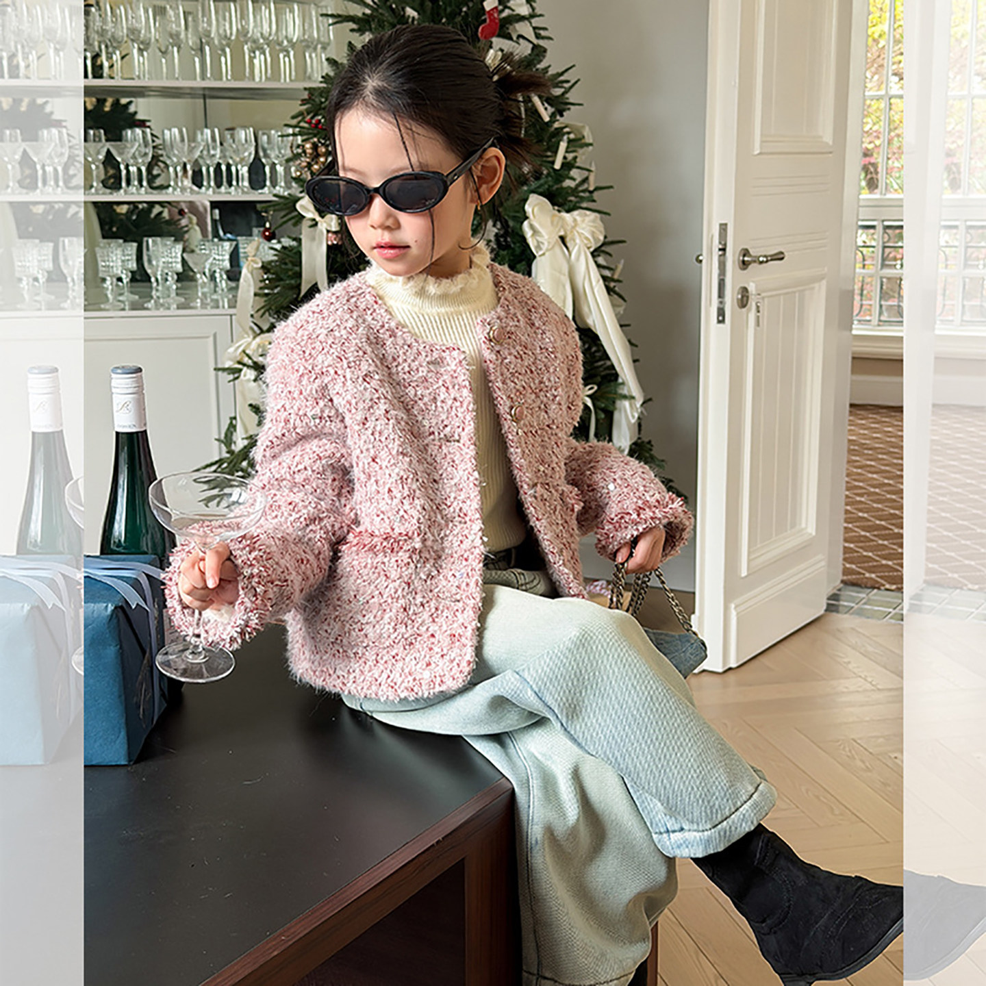 小女孩韩版短款名媛小香风外套潮儿童冬季韩版休闲时髦开衫上衣冬,童装/婴儿装/亲子装,普通外套,淘宝优惠券,粉丝福利购,淘宝优惠卷