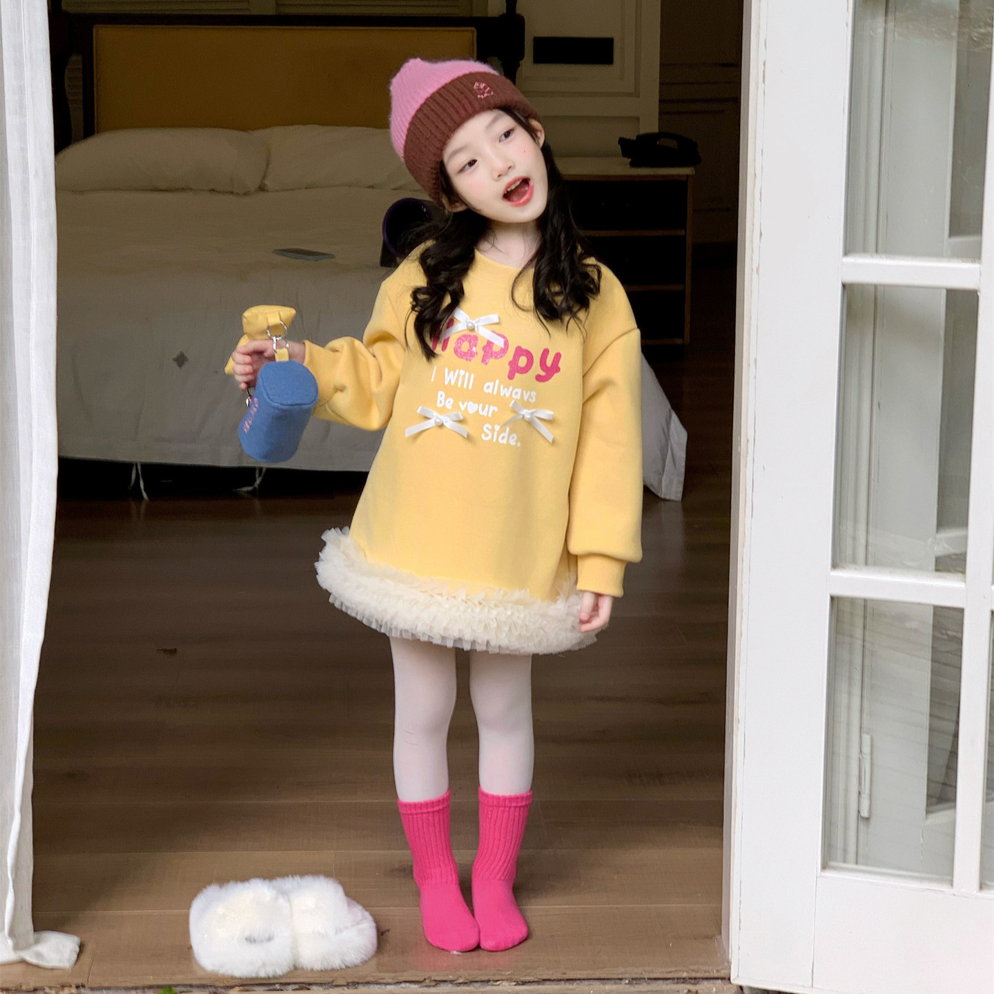 女童连衣裙2025新款春装公主裙潮