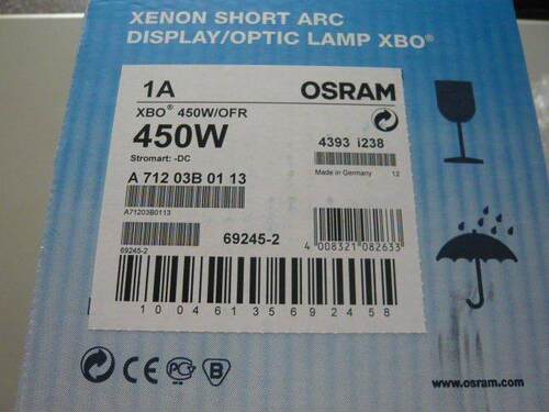 XBO450W/2OFR欧司朗氙灯XHA450W