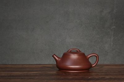 宜兴原矿纯全手工紫砂壶清水泥