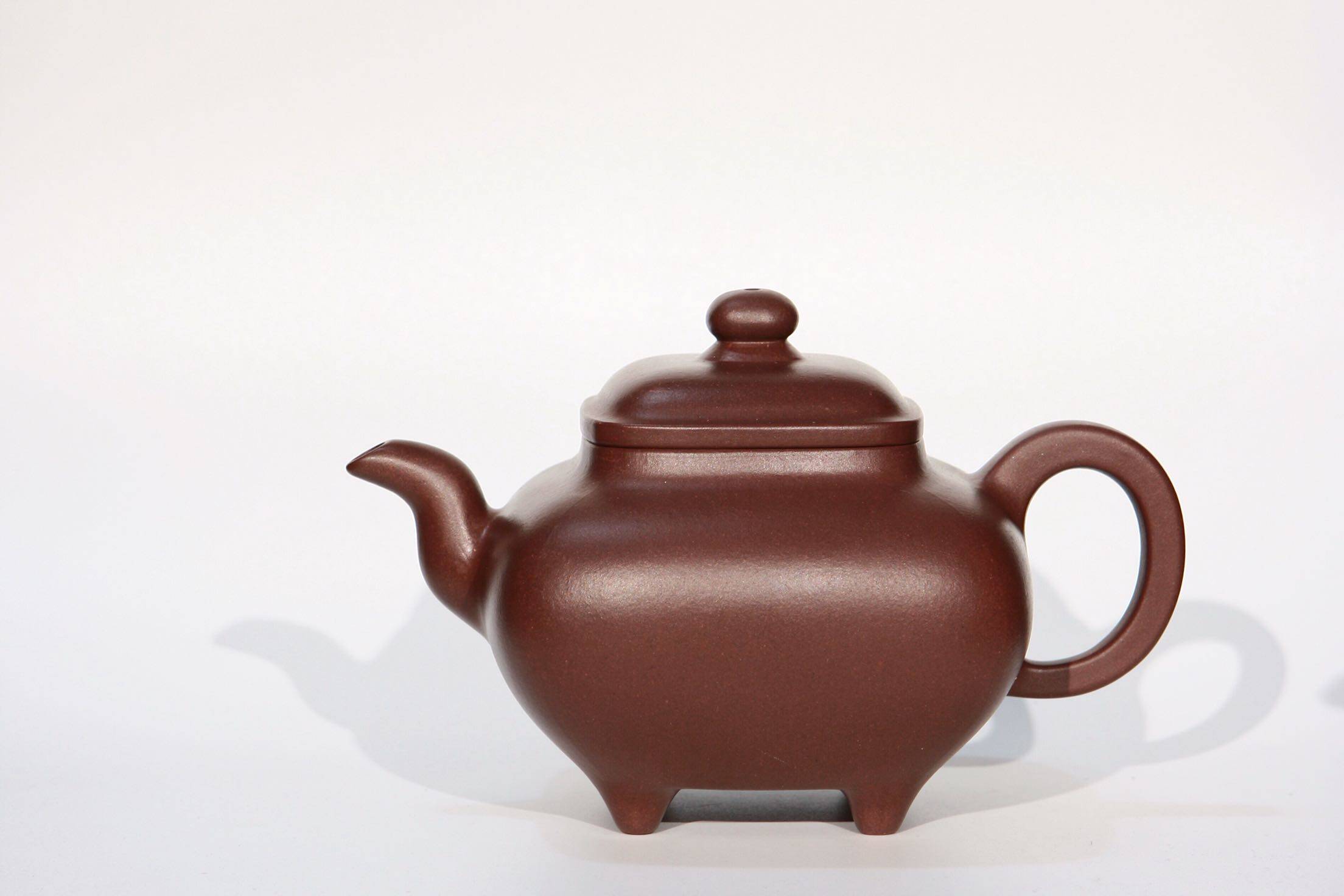 拙雅堂 童健弟子 张炎 底槽清 四方传炉 全手工紫砂壶 380c