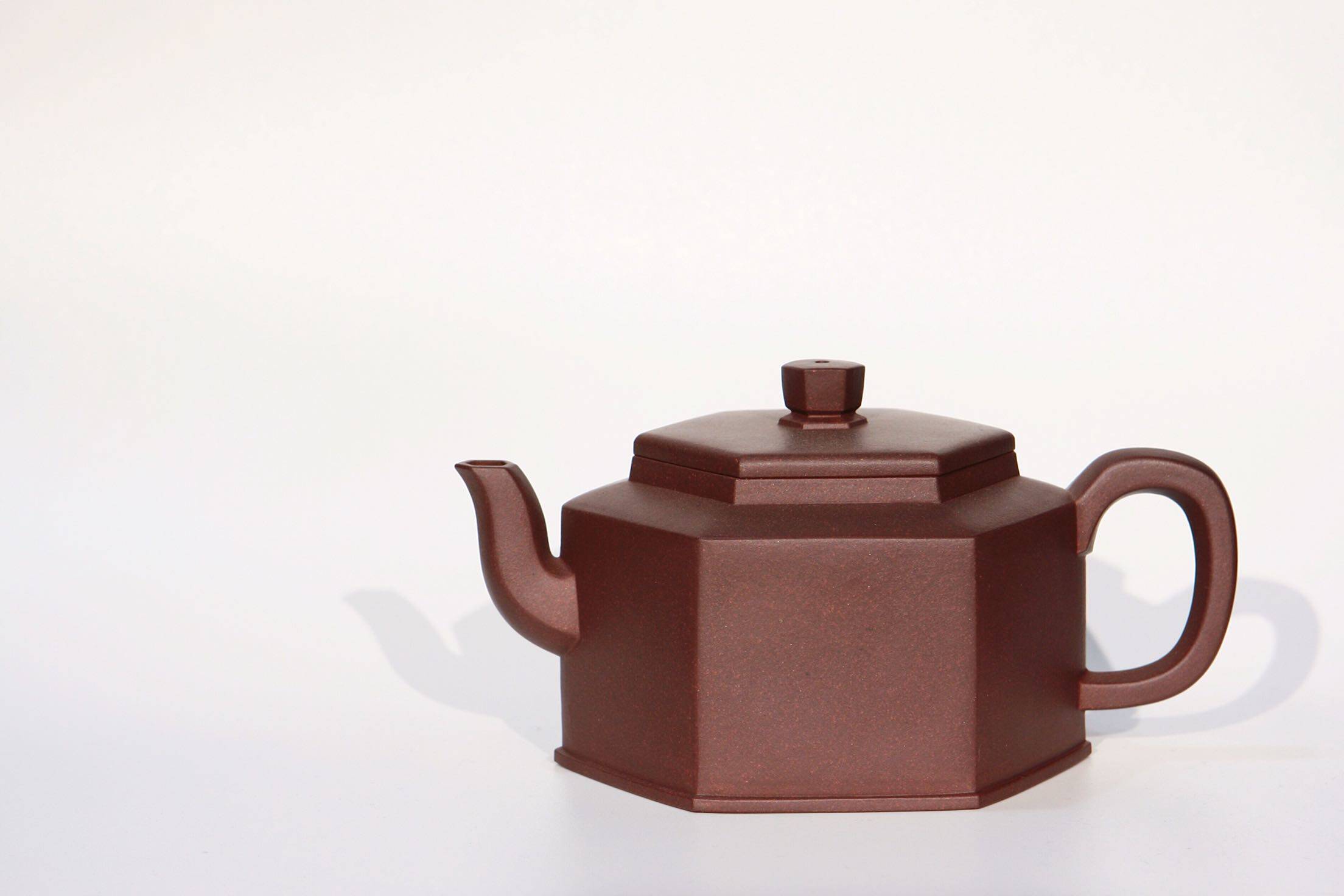 拙雅堂 高俊峰弟子 范文俊 老紫泥 六方 全手工紫砂壶 280c