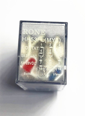 中间继电器HH53PL MY3NJ  5A 250VAC 11脚 5A 28VDC三开三闭 RONE