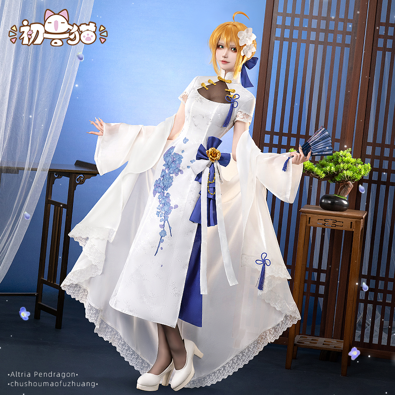 初兽猫  fgo圣杯fate cos服阿尔托莉雅saber衣服cospaly4周年女装