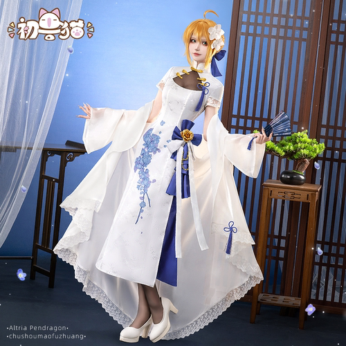 初兽猫  fgo圣杯fate cos服阿尔托莉雅saber衣服cospaly4周年女装