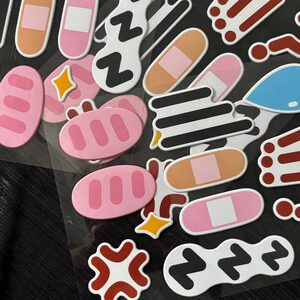 初兽猫 fursuit furry泡泡贴搞笑氛围道具可爱表情包兽装配件