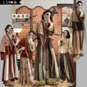 晋襦改良破裙灯笼裤 双面双穿 新年战袍 曲领衫 天马行空 晋制