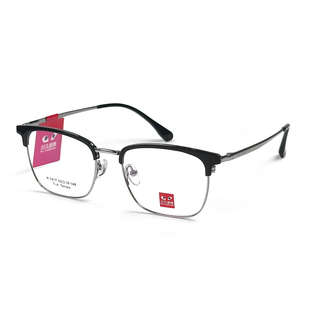 川久保玲羽毛空气感商务镜框超轻钛金属镜腿抗弯折抗过敏鼻托7417