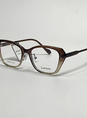 浪特梦韩版黑框猫眼方圆脸显瘦高级感素颜学生配近视高度数83339