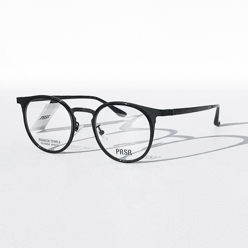帕莎方圆框超轻正品钛眼镜架