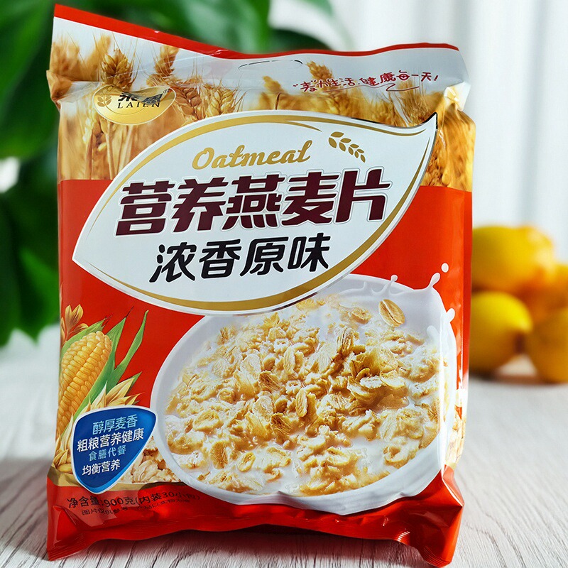麦片莱恩大包牛奶加钙麦片原味