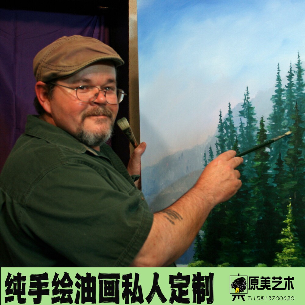 相片结婚照人物宠物自画像人像全家福油画定制照片来图定做纯手绘