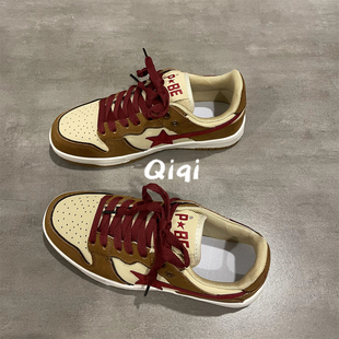 美式 女小众设计运动鞋 复古鞋 百搭板鞋 女ins潮 子女韩版 七七主人家