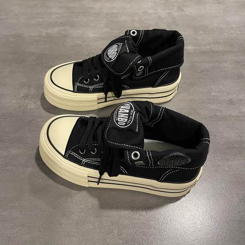 秋季小个子增高女鞋高街板鞋