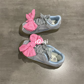 时髦日常通勤穿搭德训鞋 七七主人家 雾霾蓝小众配色板鞋 子女ins潮