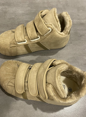 七七主人家棉鞋女2025冬季新款复古休闲高帮帆布鞋女加绒保暖板鞋