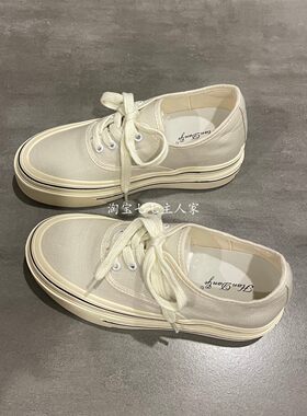 小白鞋女百搭厚底内增高7cm
