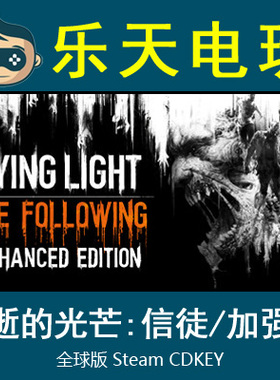 PC正版STEAM消逝的光芒信徒加强版 Dying Light 国区全球版激活码