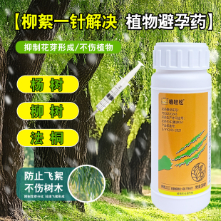 杨柳飞絮消除剂杨柳絮净杨树梧桐飞花抑制剂预防杨絮治理药絮无踪