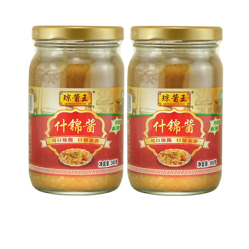 海南特产琼酱王什锦酱300克 调味酱伴饭酱食品包邮火锅蘸料
