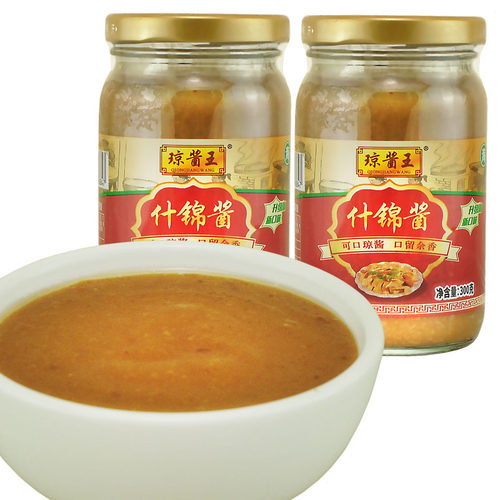 海南特产琼酱王什锦酱300克 调味酱伴饭酱食品包邮火锅蘸料