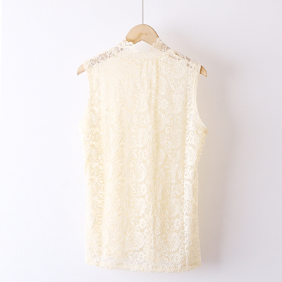 半高领立领假领子内搭背心