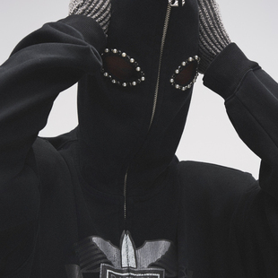 Royal Child Borc 实体现货 劳斯莱斯舞会面具垫肩帽衫 Birth