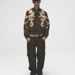 Birth Borc Child 巴洛克立体浮雕飞行夹克 Royal 实体现货