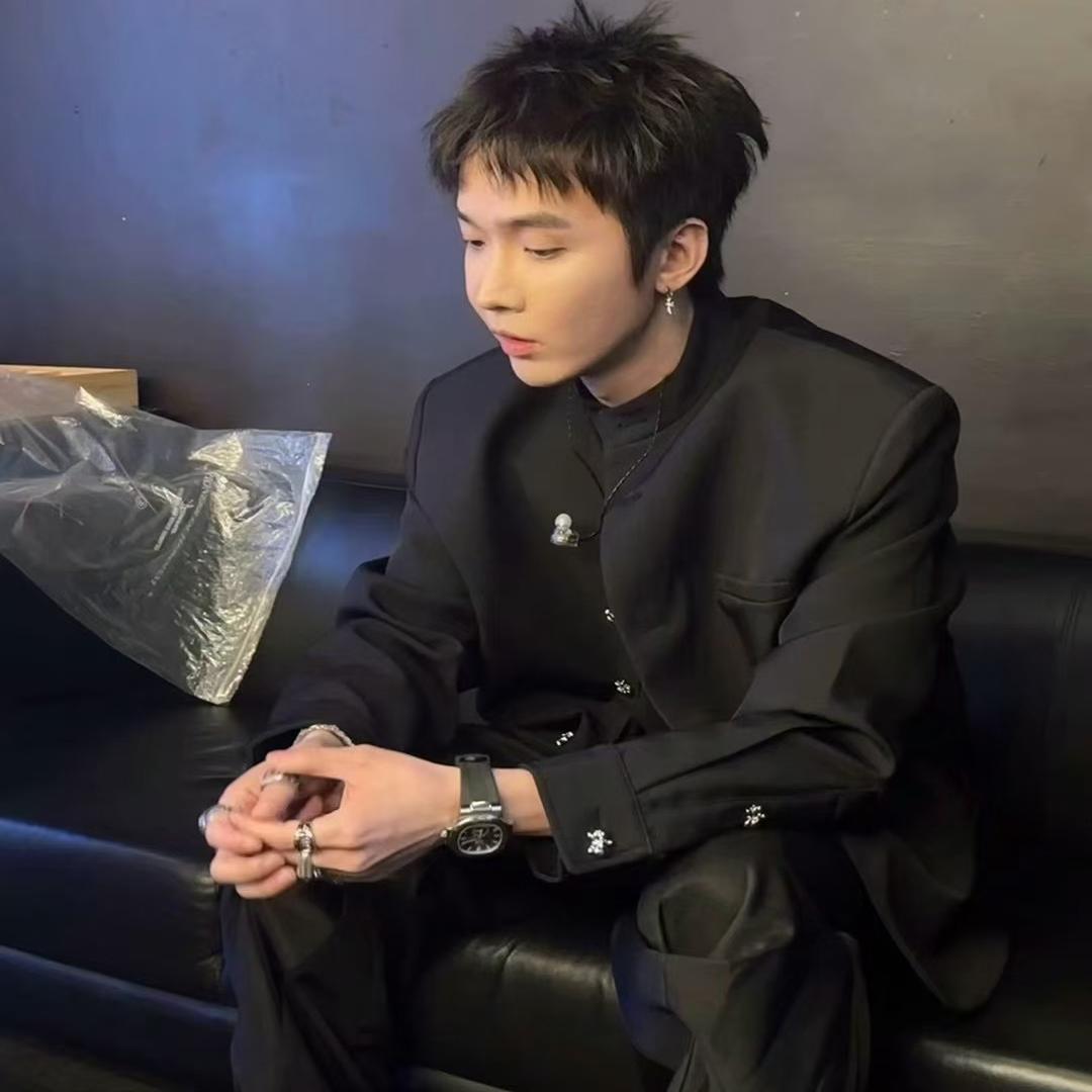 实体现货 Galliano Landor 定制西装面料中山装夹克新中式国风