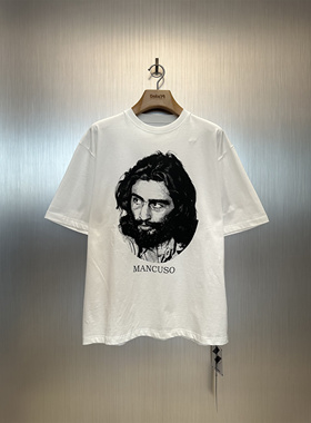 实体现货 The Salvages 人物肖像印花男女同款圆领短袖T恤