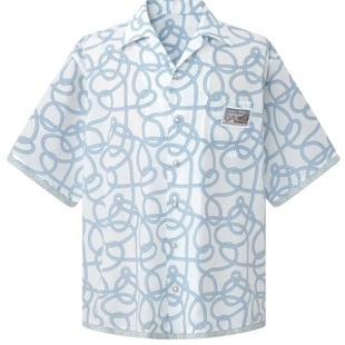 Royal Child Borc 实体现货 衬衫 满印绳结度假短袖 Birth