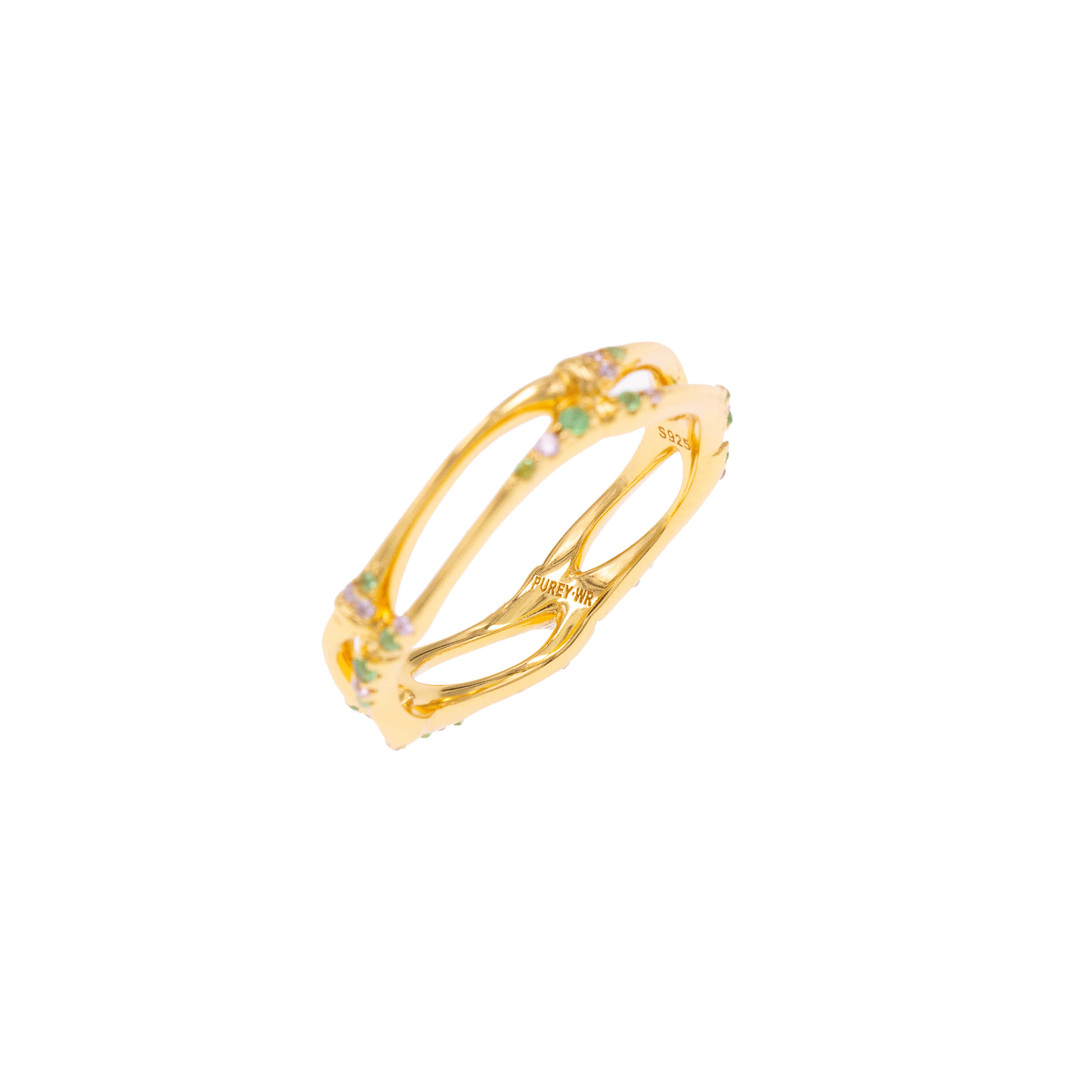 精致戒指purey925纯银潮流