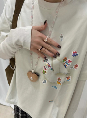 实体现货 Epide Prefab 立体3D公仔贴纸印花Vintage圆筒短袖