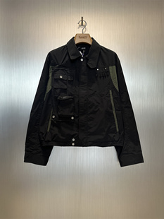 JACKET拆卸多口袋拼色工装 实体现货 COLLAR SWORD 夹克 Panq