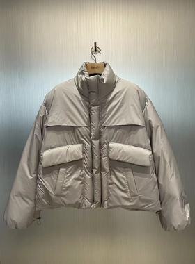 实体现货 Sense Axis Wind 23FW 防水真丝拼接大口袋鹅绒羽绒外套