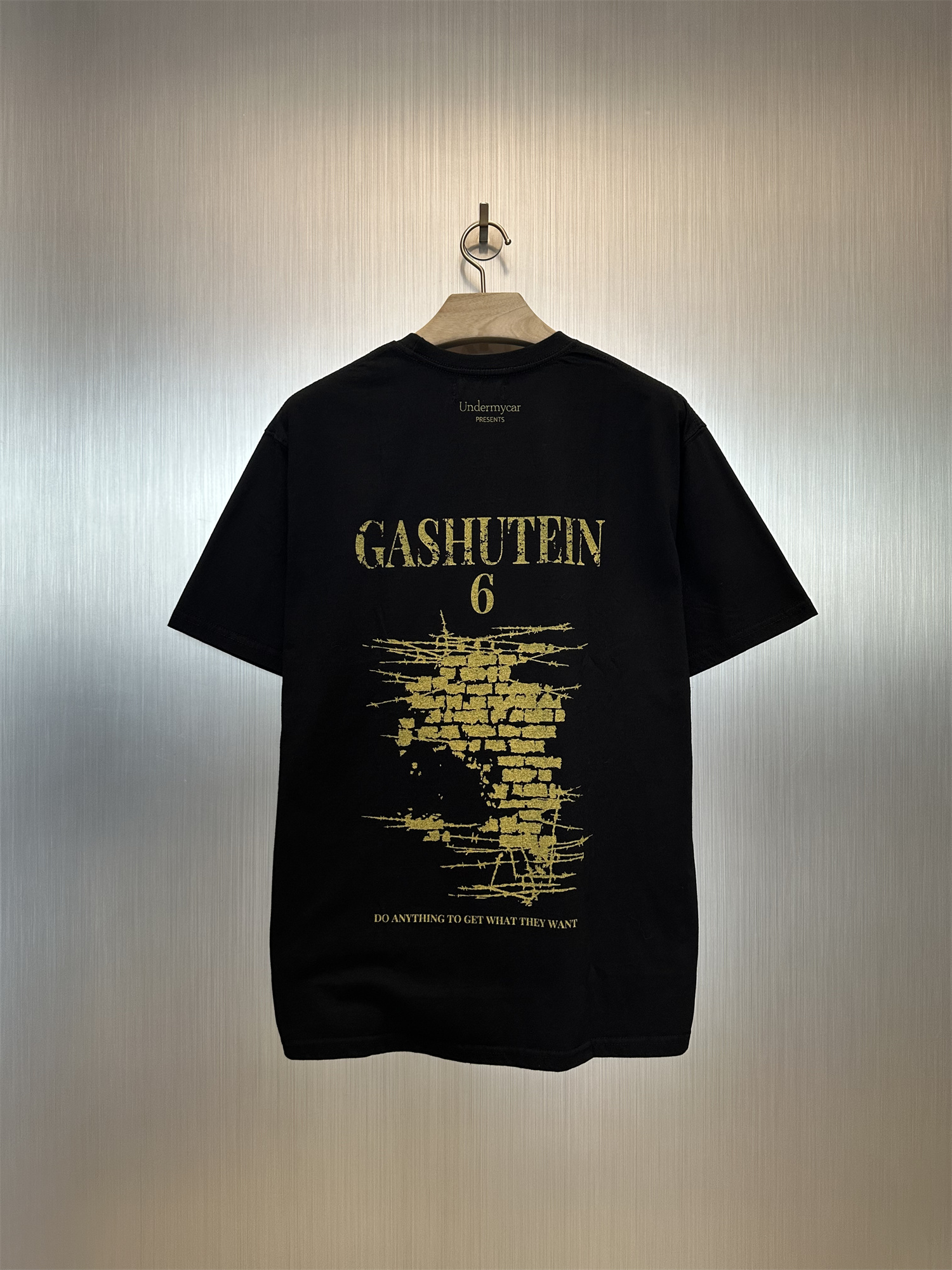 实体现货 清仓 Undermycar Gashutein 系列南韩Vibe风印花短袖T恤