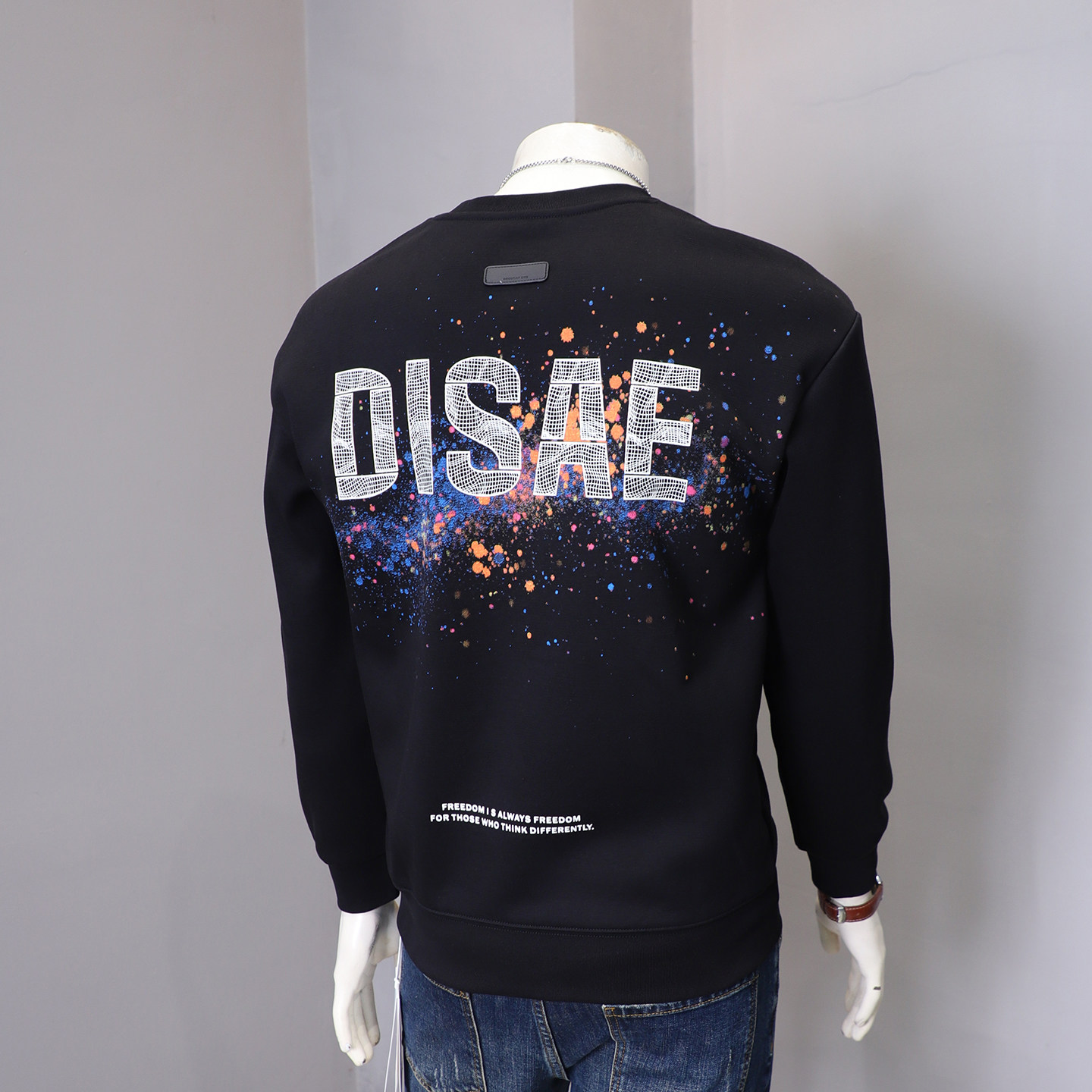 潮牌高端卫衣男潮流秋季新款男士字母时尚休闲套头衫圆领长袖上衣