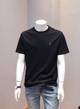 潮牌夏季薄款男士休闲短袖t恤衫