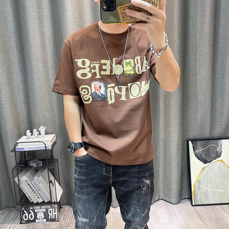 纯棉体恤衫夏装衣服短袖t恤