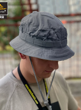 helikon赫利肯CPU圆边帽战术奔尼帽男夏季户外防晒渔夫帽耐磨透气