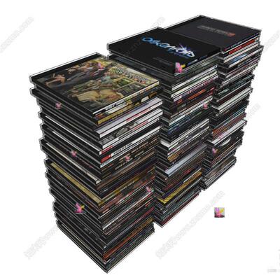 草图大师2327 现代CD唱片摆件组合 VCD唱片 光碟专辑 装饰SU模型