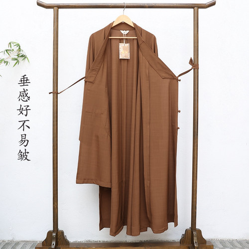 天丝新款棉麻大褂夏季僧服