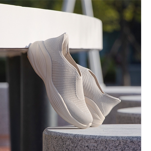 长立养生鞋一脚蹬易穿脱免系带防滑闪穿鞋男女旅游鞋运动鞋厦门款