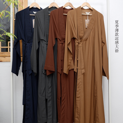 慈心缘僧服夏季薄款柔顺凉爽长衫和尚服男女出家僧衣大褂透气长褂
