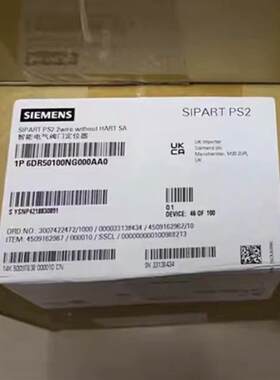 议价6DR5123-0NG01-0AA0智能阀门定位器6DR5123-0NG01-0AA0