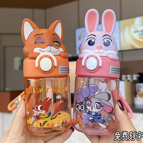 迪士尼儿童吸管食品级夏季水杯