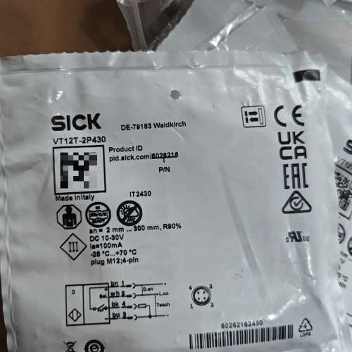 SICK西克VT12T-2P430漫反射光电开关传感议价
