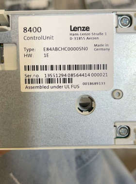 伦茨8400控制单E84ABCHC0000SN0，制造议价