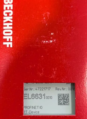 倍福 BECKHOFF EL6631-0010 PROFIN(议价)