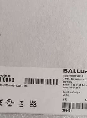 BALLUFF巴鲁夫 BNI00K9 BNI IOL议价